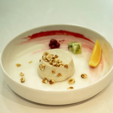 Panna Cotta with Tahini