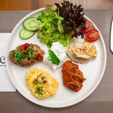 5-PIECE MEZE PLATTER