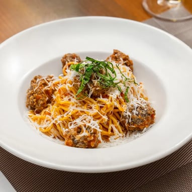 SPAGHETTI WITH MEATBALLS